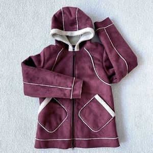 Patagonia Suede Sherpa Shearling Coat